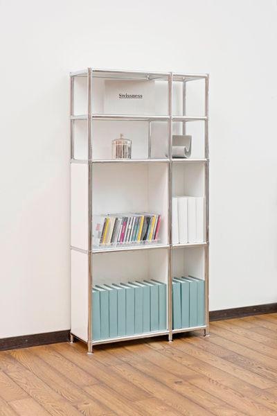 SYSTEM4: étagère contemporaine / en métal / professionnelle / pour bureau