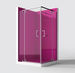 Parois de douche pivotantes