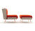 Fauteuils contemporains avec repose-pieds 