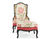 Fauteuils de style avec repose-pieds