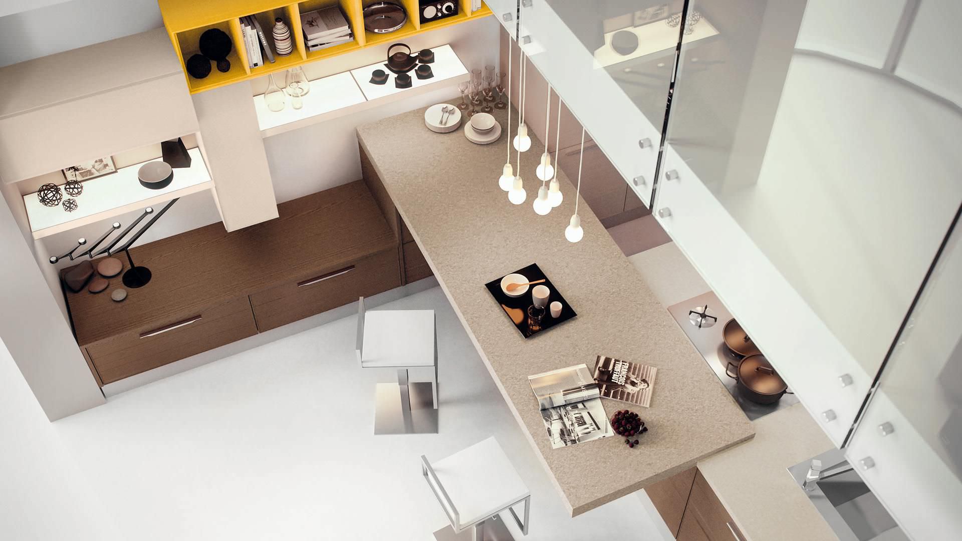 Cuisine contemporaine / en plaqué bois / avec îlot - ADELE - CUCINE ... Cuisine contemporaine / en plaqué bois / avec îlot - ADELE - CUCINE ...