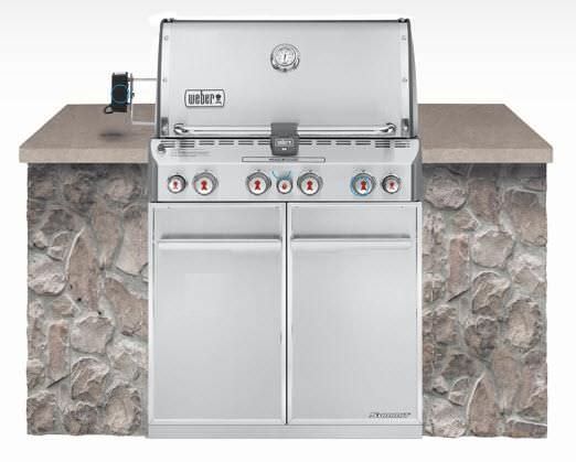 barbecue gaz encastrable weber