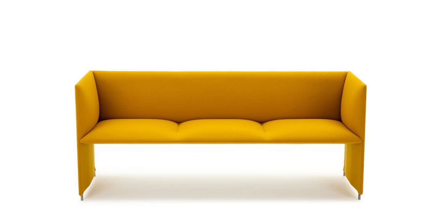Banquette contemporaine / en tissu / bleue mono by design ...