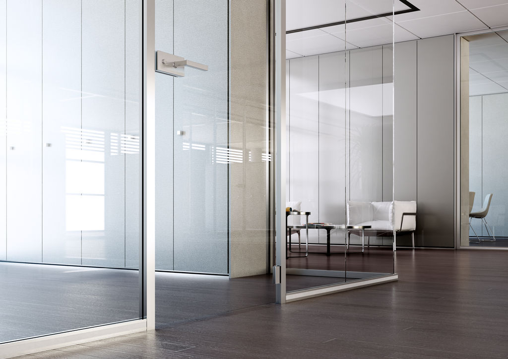 Cloison amovible / en aluminium / de bureau / sur mesure - LIOS - Qovans Cloison amovible / en aluminium / de bureau / sur mesure - LIOS - Qovans