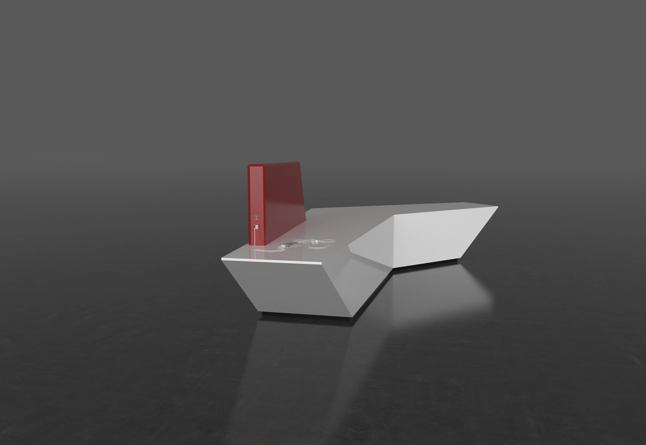 Banquette modulable / contemporaine / en corian® / pour ...