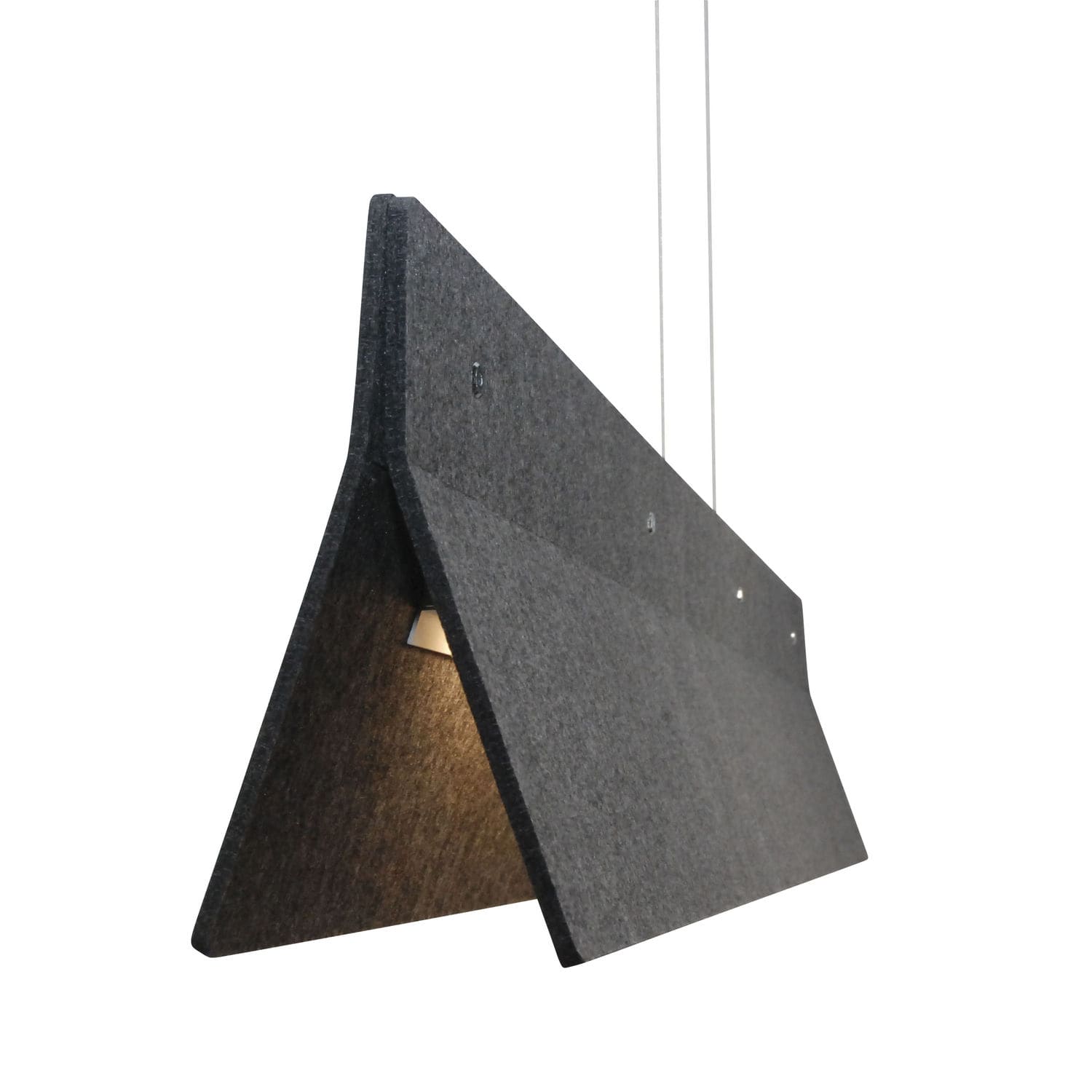 Luminaire Suspendu Pour Bureaux : Luminaire suspendu à led linéaire en feutre line by