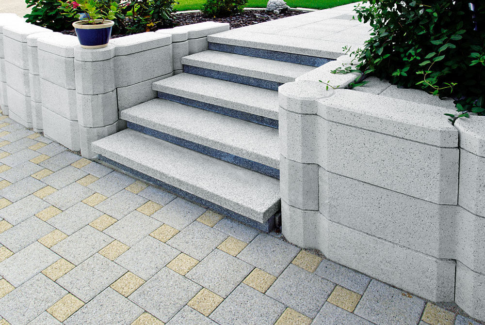 Bloc De Béton Plein / Pour Mur / Pour Clôture De Jardin / Aspect