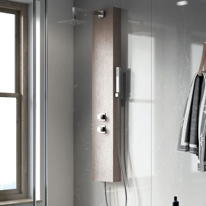 Colonne De Douche Thermostatique Natros Naked Ba Os S L Avec