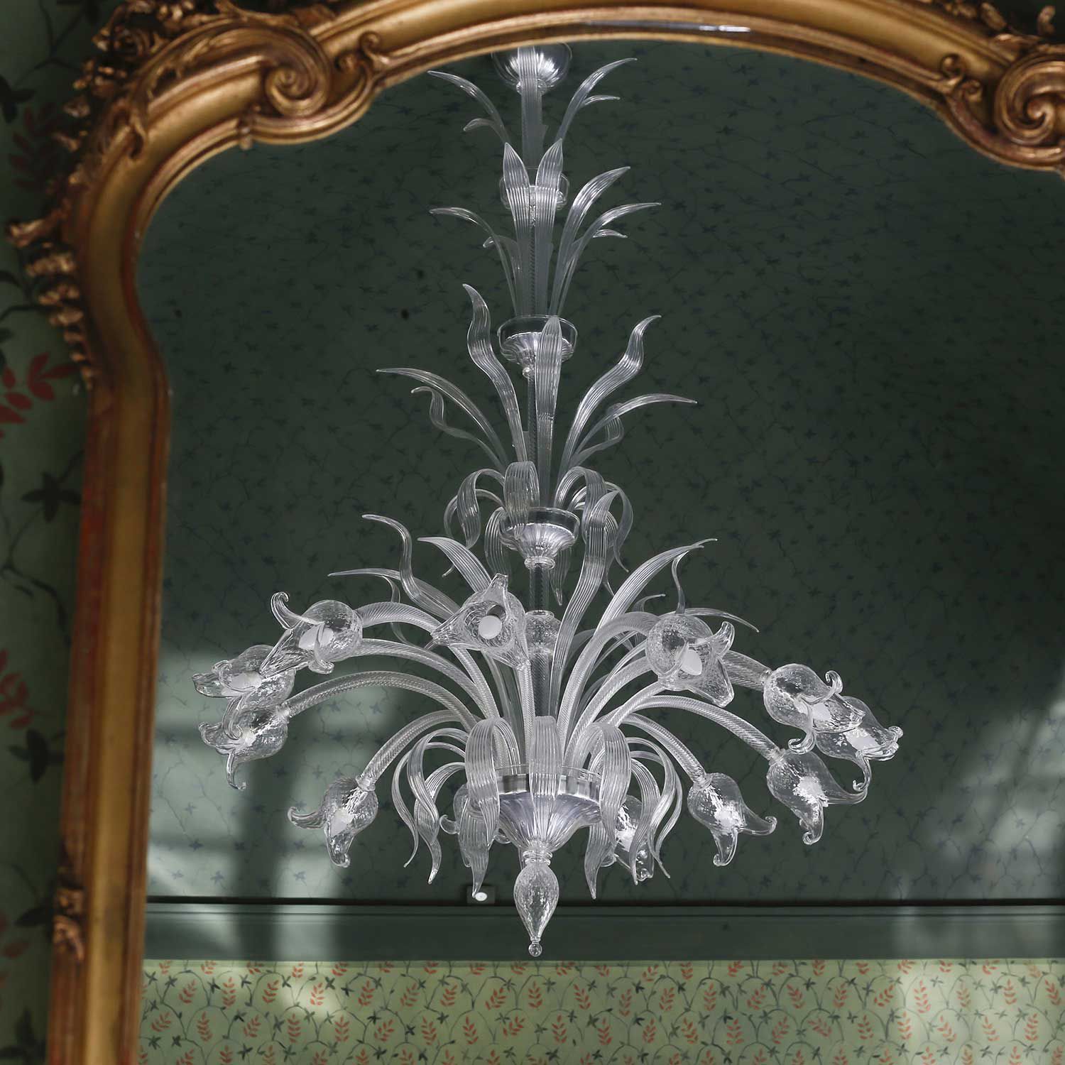 Lustre Classique COROLLE BOTTEGA VENEZIANA En Cristal En Verre