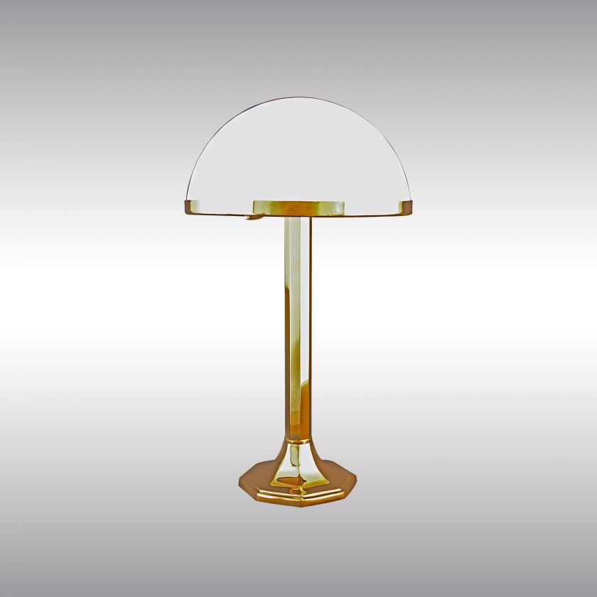 Lampe De Table HSP7 7 Woka Lamps Vienna En Verre En Laiton