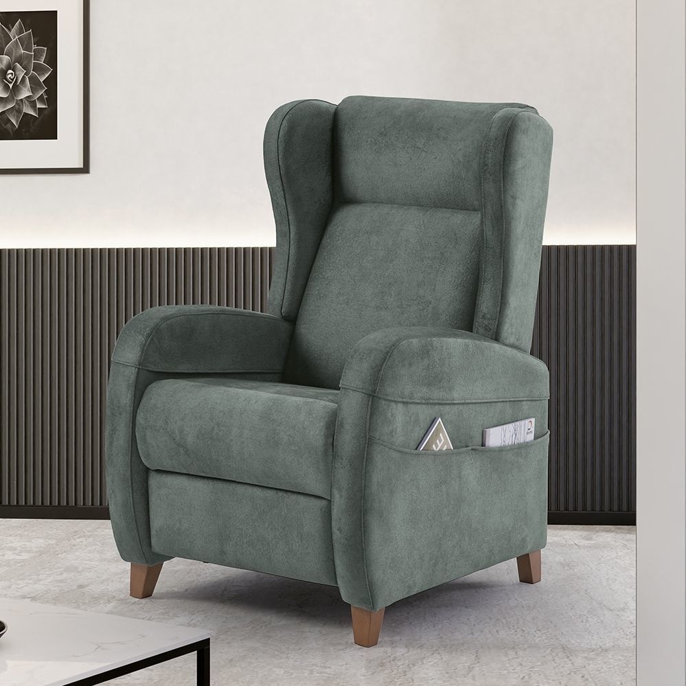 Fauteuil Relax Contemporain ALEXA Mopal Tapizados S L En Tissu