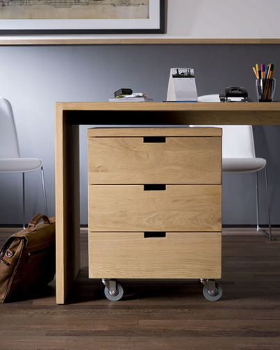 caisson de bureau en bois