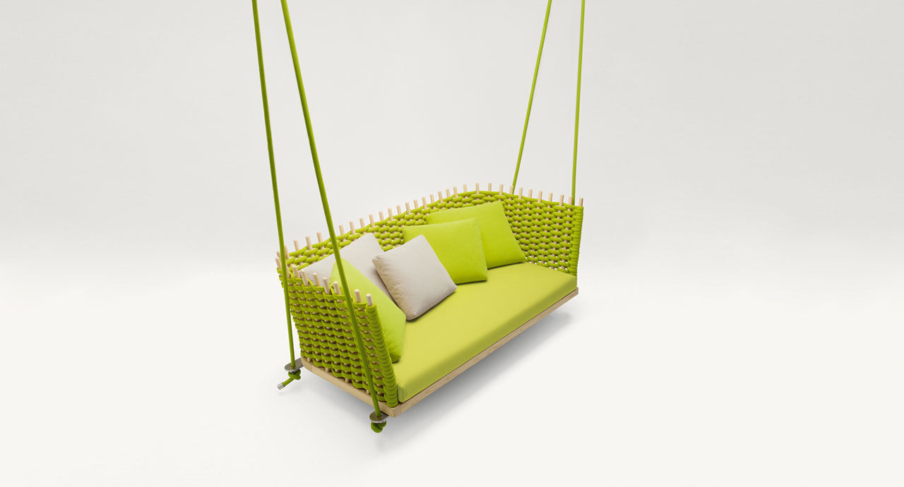 Balancelle De Jardin En Bois En Corde Suspendue Wabi By Balancelle De Jardin En Bois En Corde Suspendue Wabi By