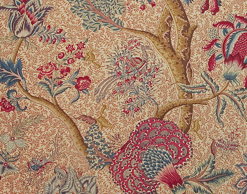 Tissu dameublement / à fleurs / en coton LE GRAND CORAIL Braquenié