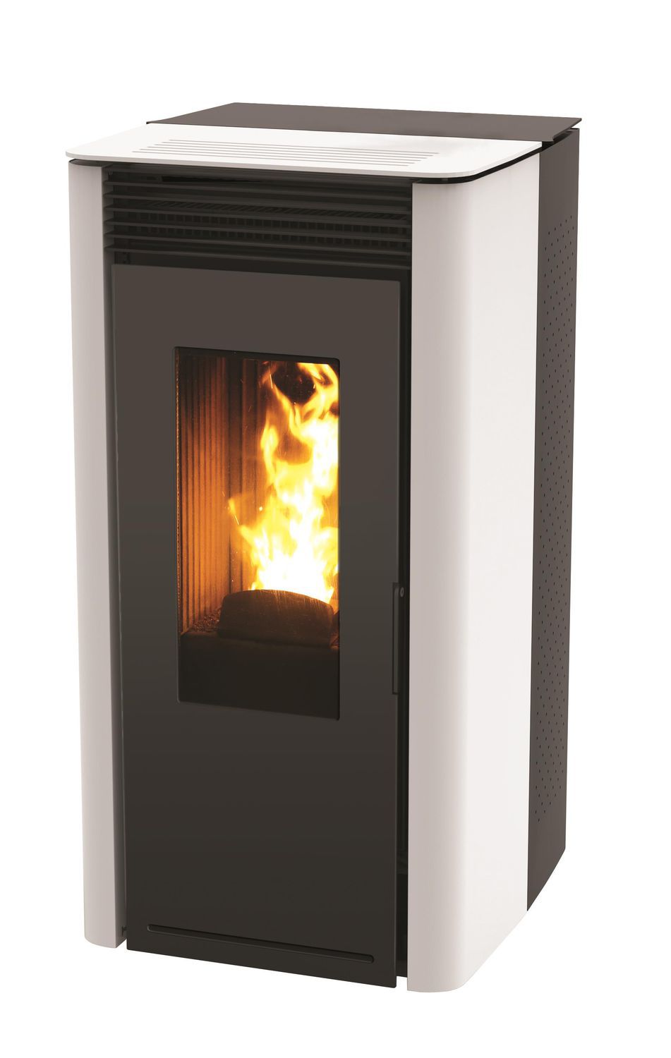 Poêle à granulés en acier contemporain 5 kW 10 kW AMBRIA 2