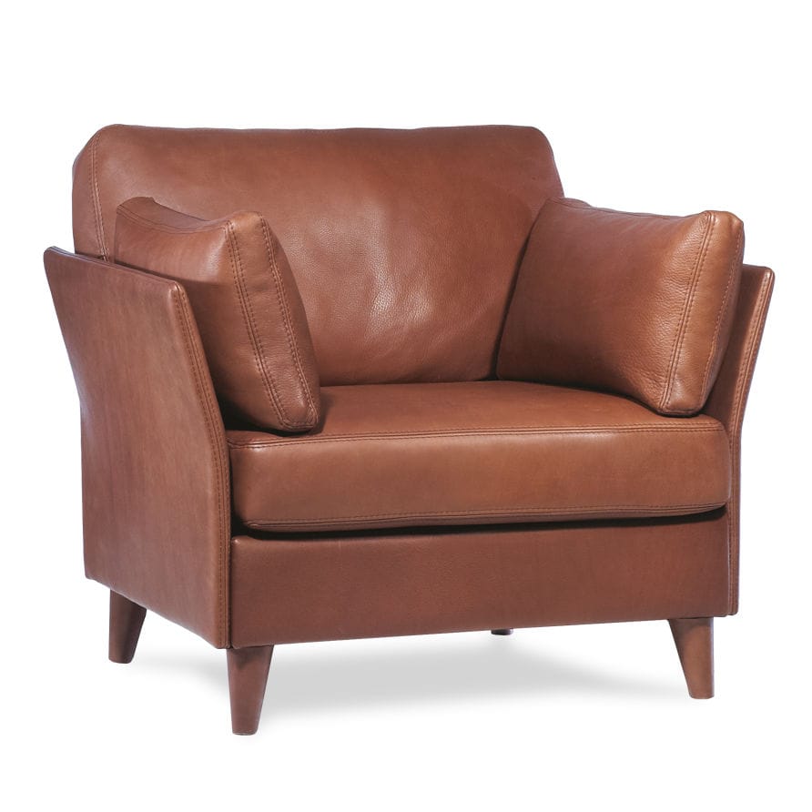 Fauteuil Classique Rivoli Neology En Cuir En Tissu Marron