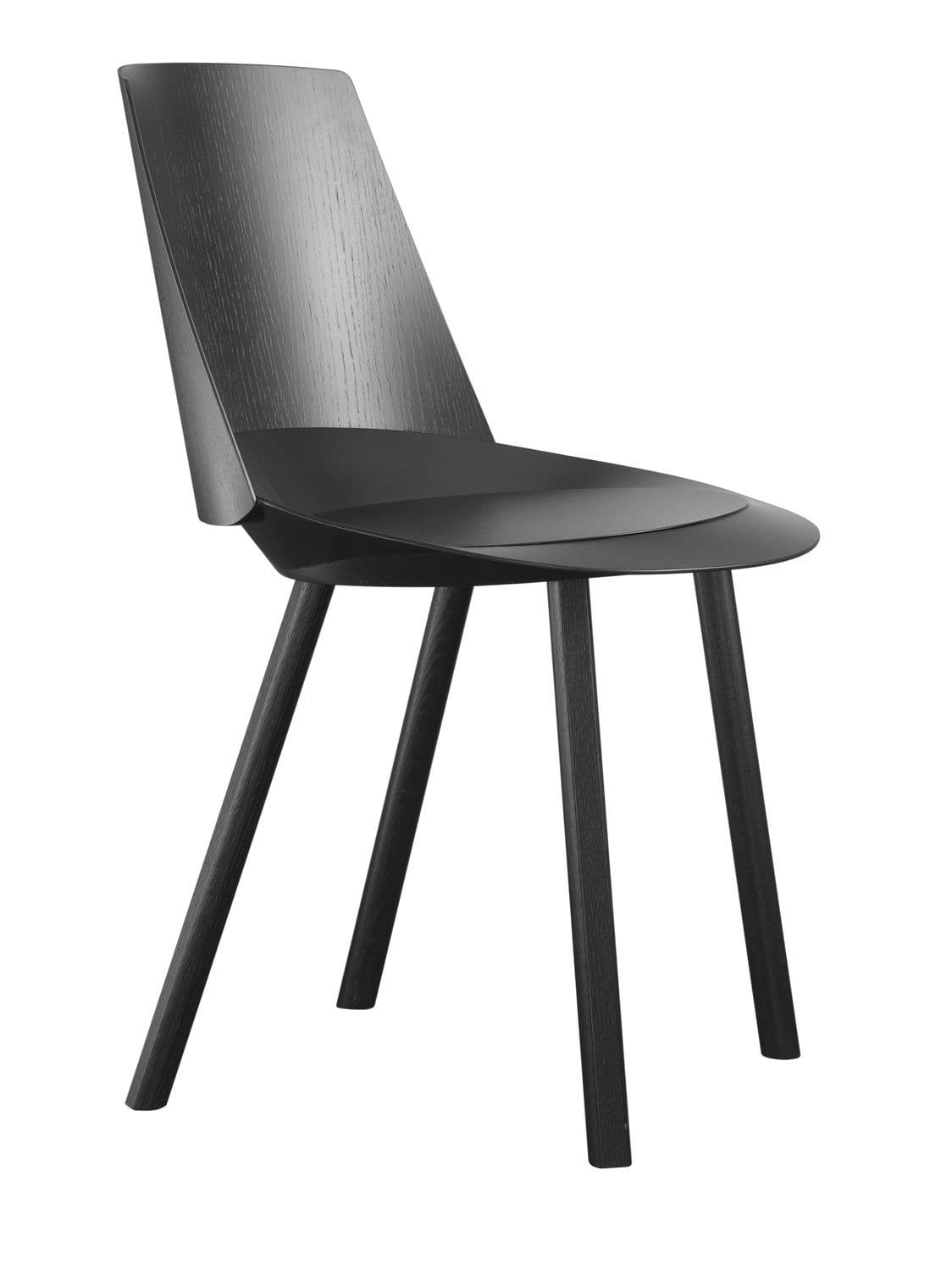 Chaise de salle à manger / contemporaine / en chêne / en ...