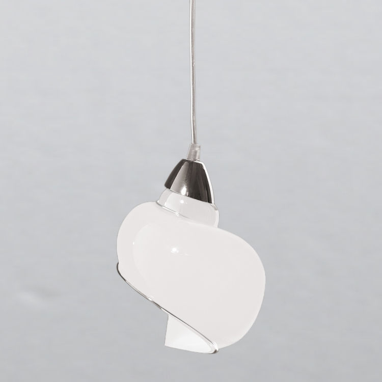 Suspension Chiocciola Siru Lighting En Verre Contemporaine Droit