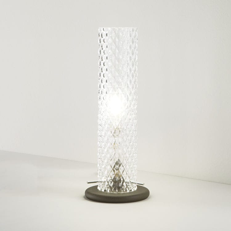 Lampe De Table Lt Siru Lighting En Cristal Contemporaine Droit