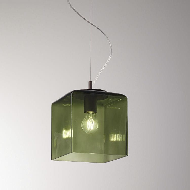 Suspension Less Siru Lighting En Verre Contemporaine Droit