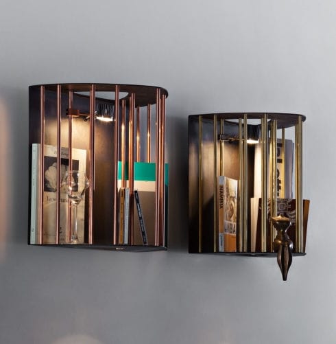 En Led Lettura À Dorée Contemporaine Métal Murale Applique 4ARq35jL