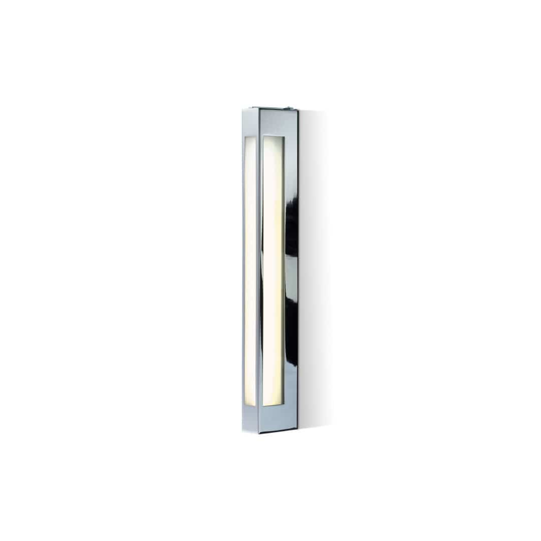 Led Rectangulaire À Contemporaine Laiton En Chromé Applique Murale 29IEDH