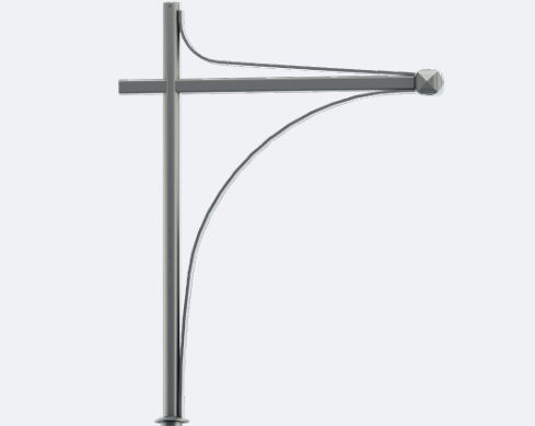 Console Pour Lampadaire Urbain Acier Avonnaise Groupe Ragni