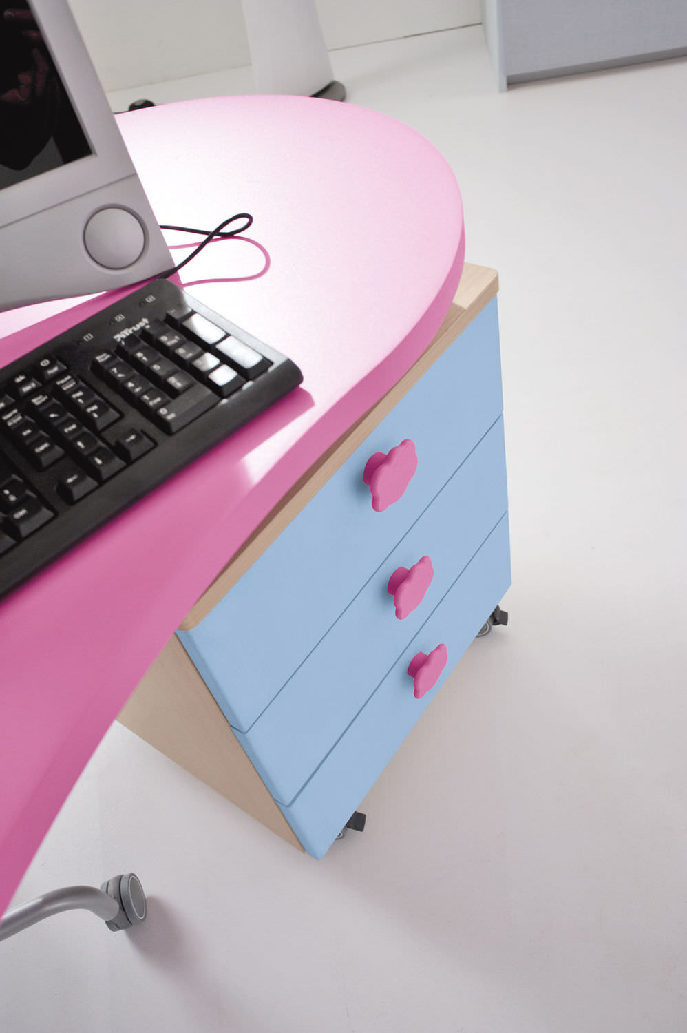 Chambre d'enfant pour fille nuvola 3 faer ambienti