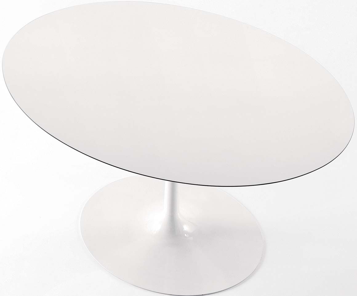 table contemporaine ovale