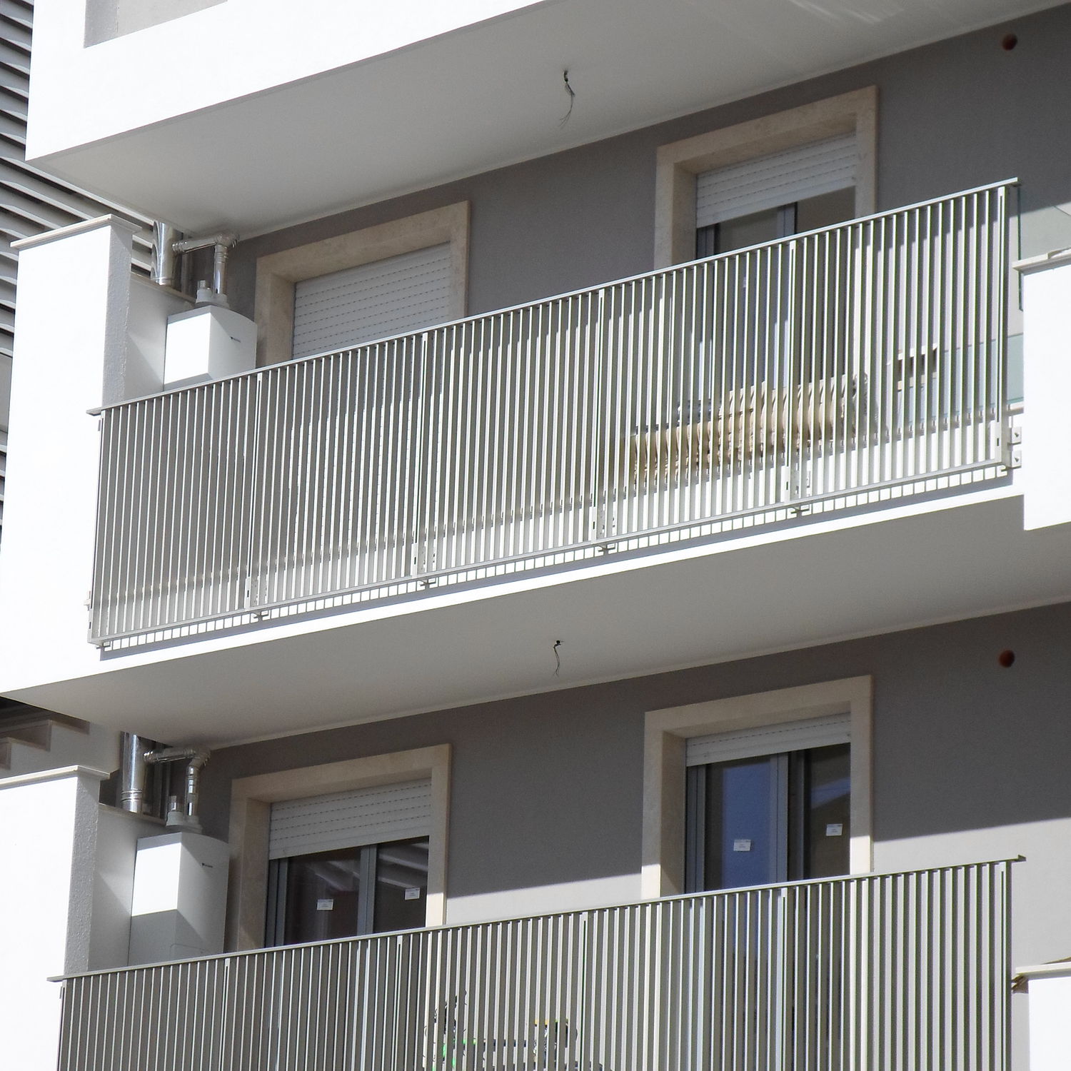 Balcon aluminium imitation bois