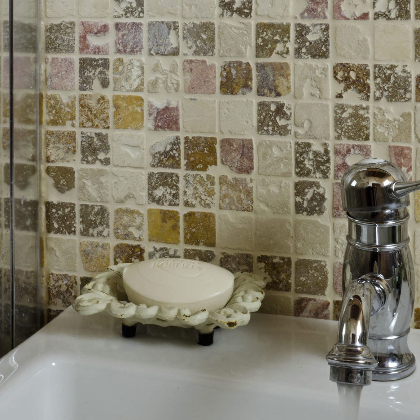 Salle De Bain Et Papier Peint ~ mosa que de salle de bain murale en pierre naturelle uni 3×3 Salle De Bain Et Papier Peint ~ mosa que de salle de bain murale en pierre naturelle uni 3×3