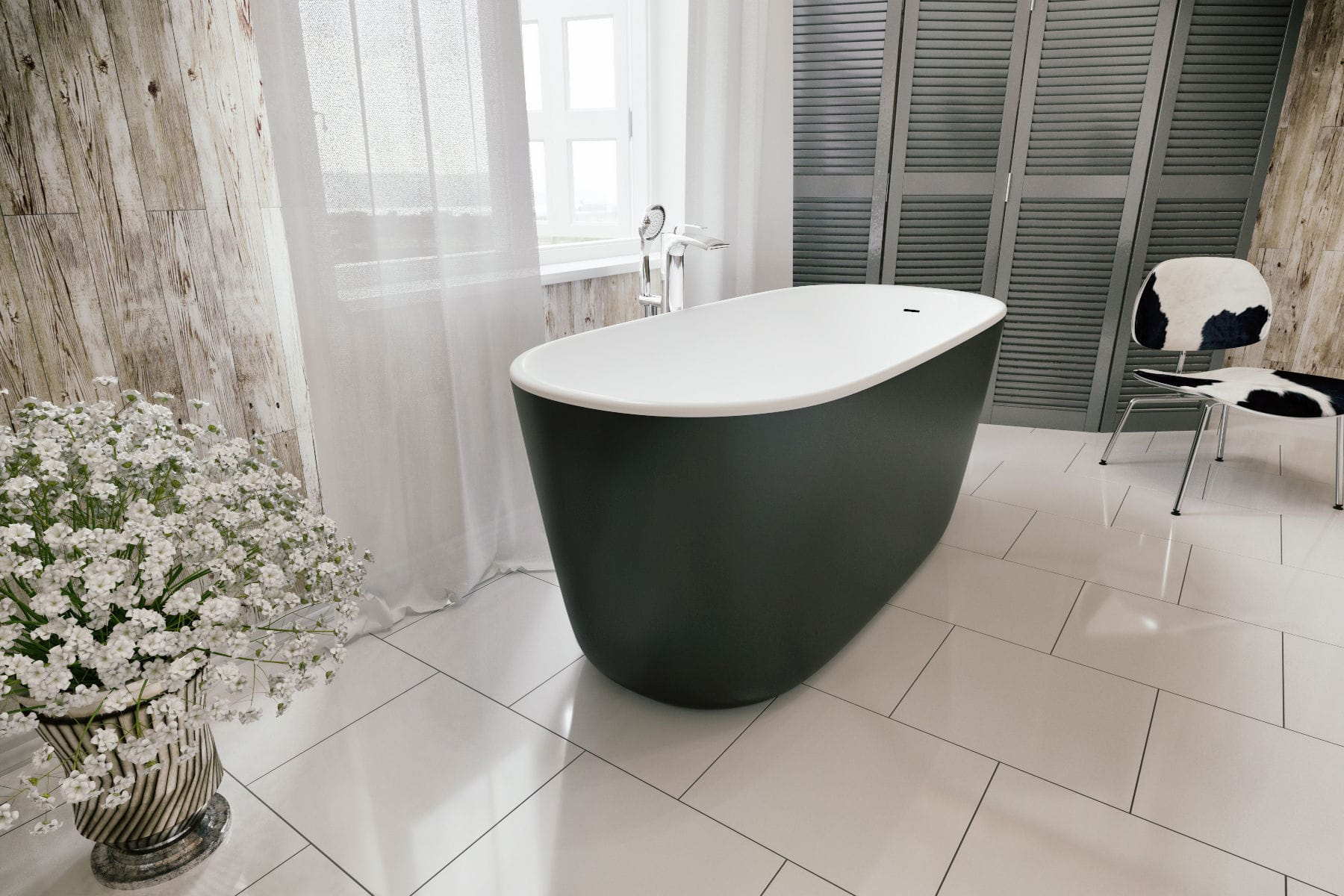 Baignoire En Lot Ovale En Solid Surface Profonde Lullaby Baignoire En Lot Ovale En Solid Surface Profonde Lullaby