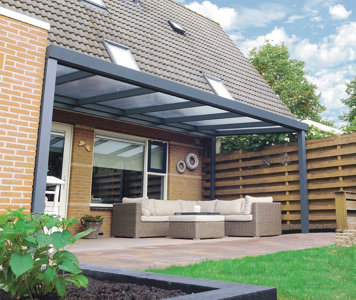 Pergola Adoss E Vision Atrium Concept En Aluminium Couverture