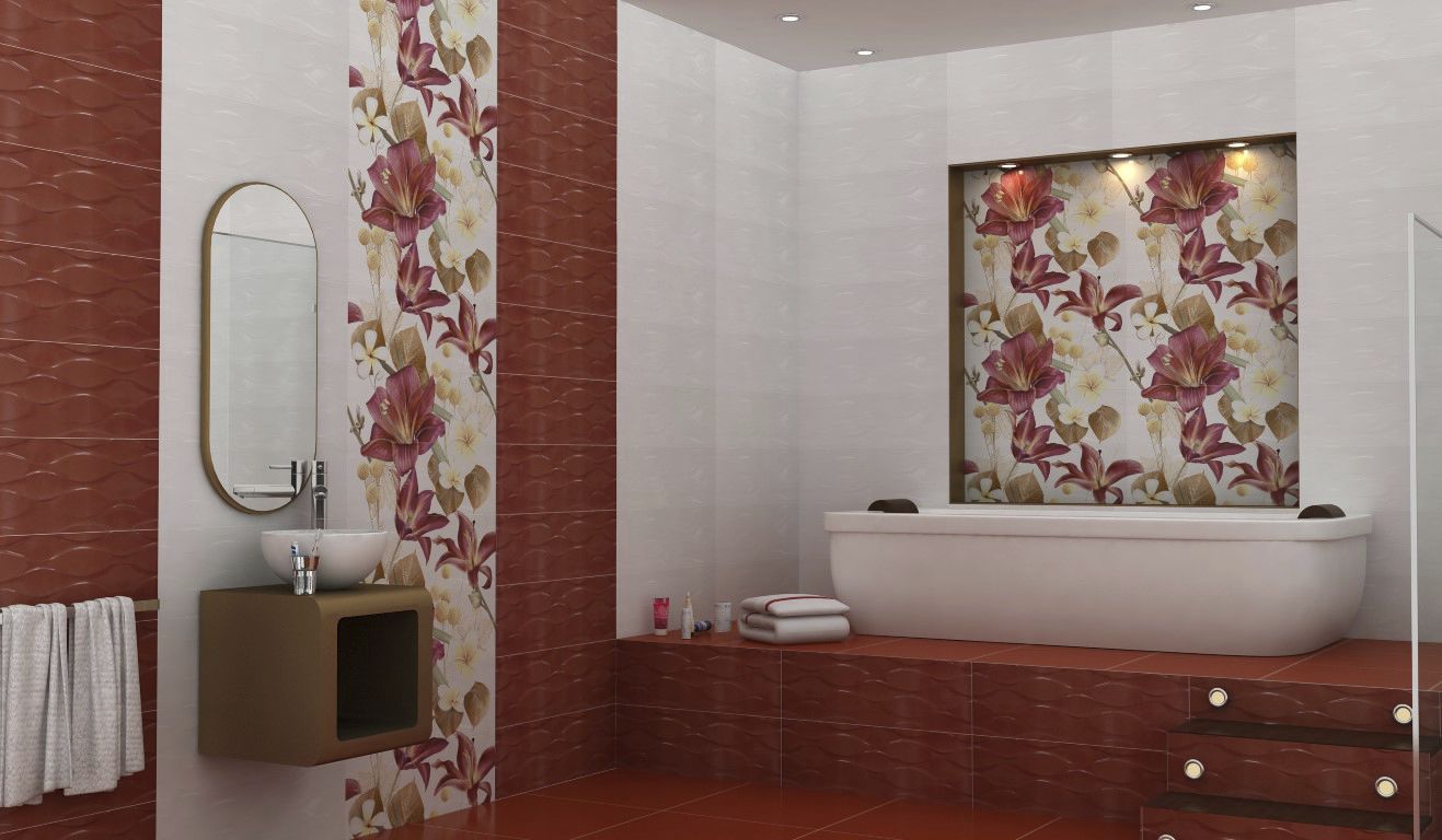 Carrelage de salle de bain / de sol / mural / en céramique tulip ...