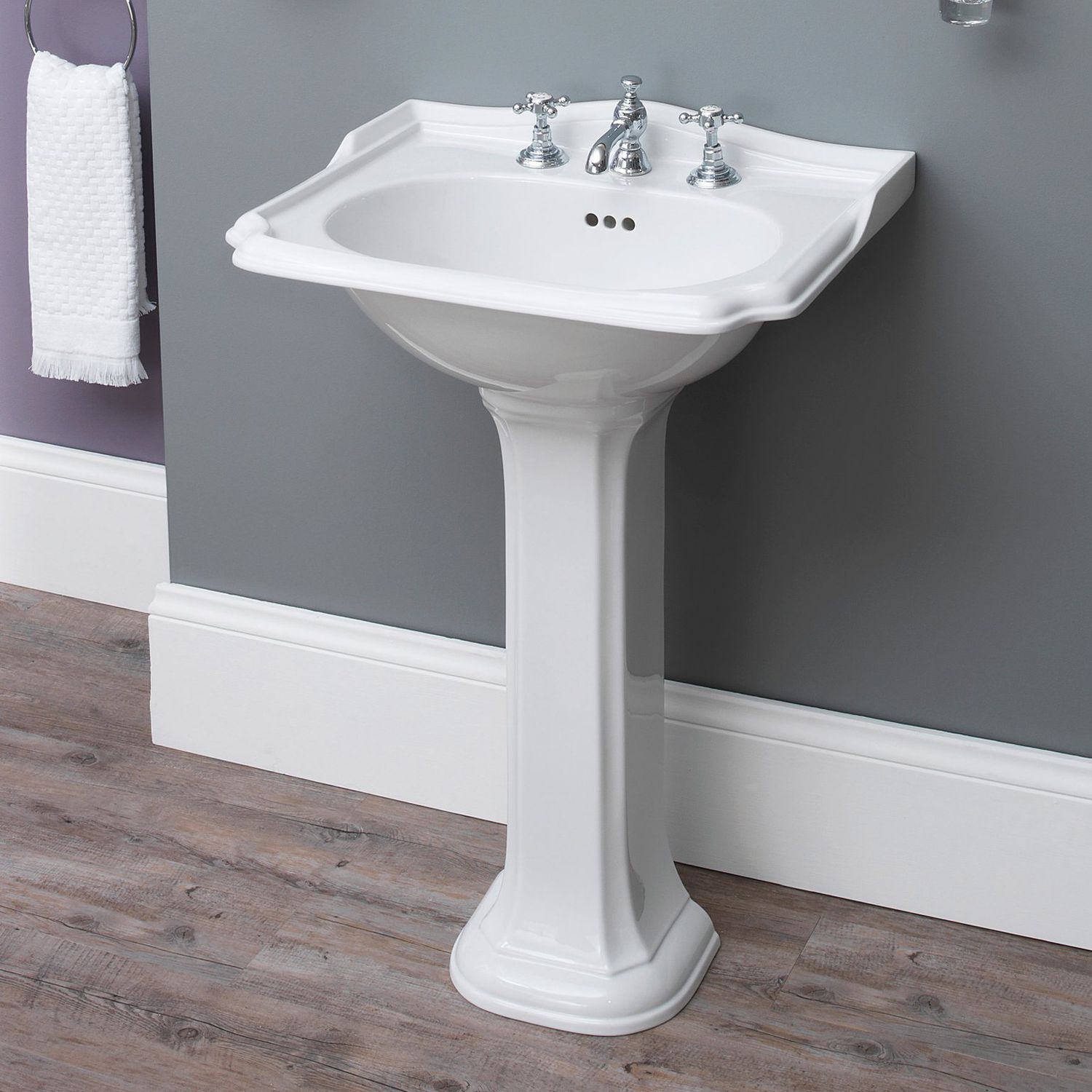 Vasque Sur Pied Aqua Prestige En Porcelaine