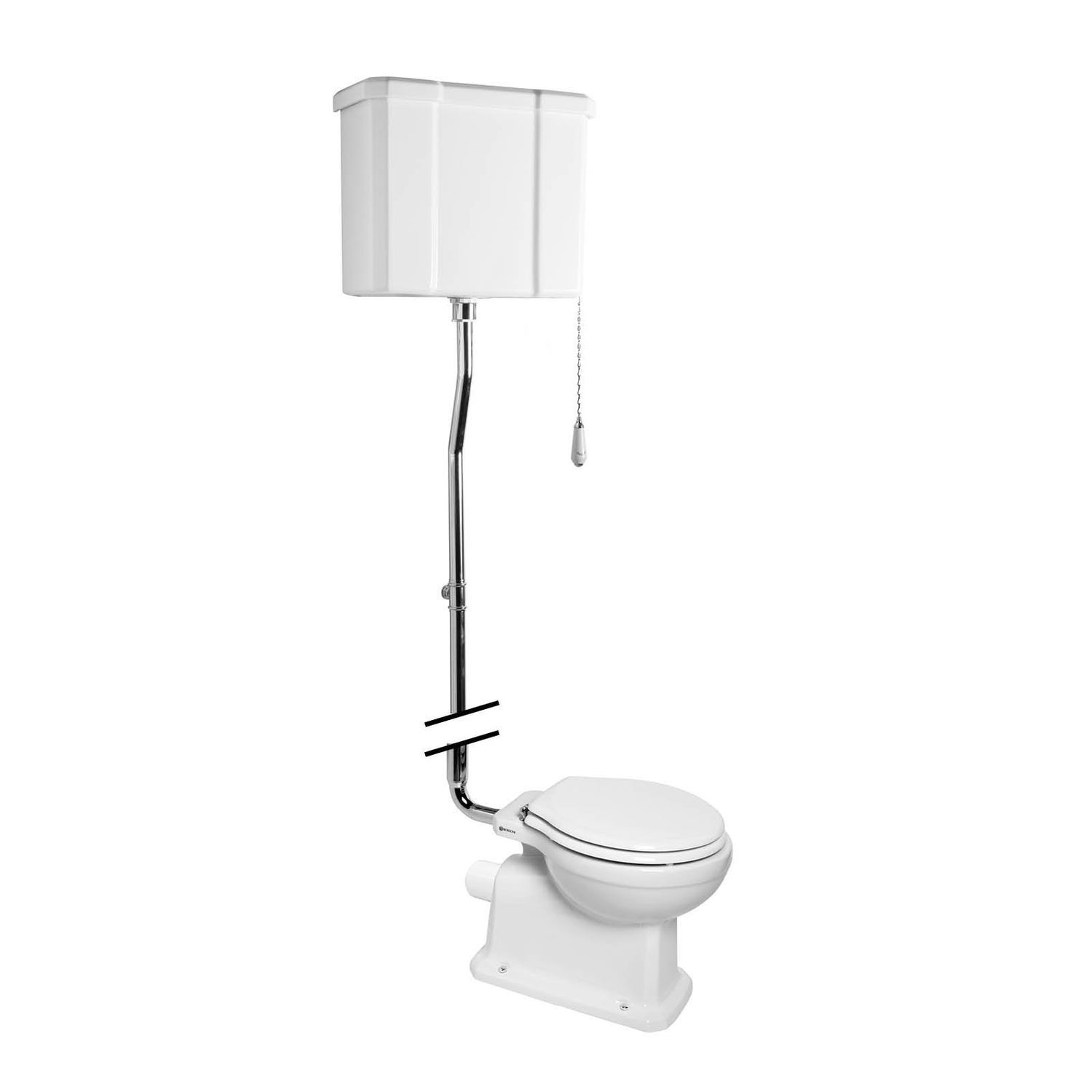 Toilette Poser Neoclassica Aqua Prestige En Porcelaine Avec