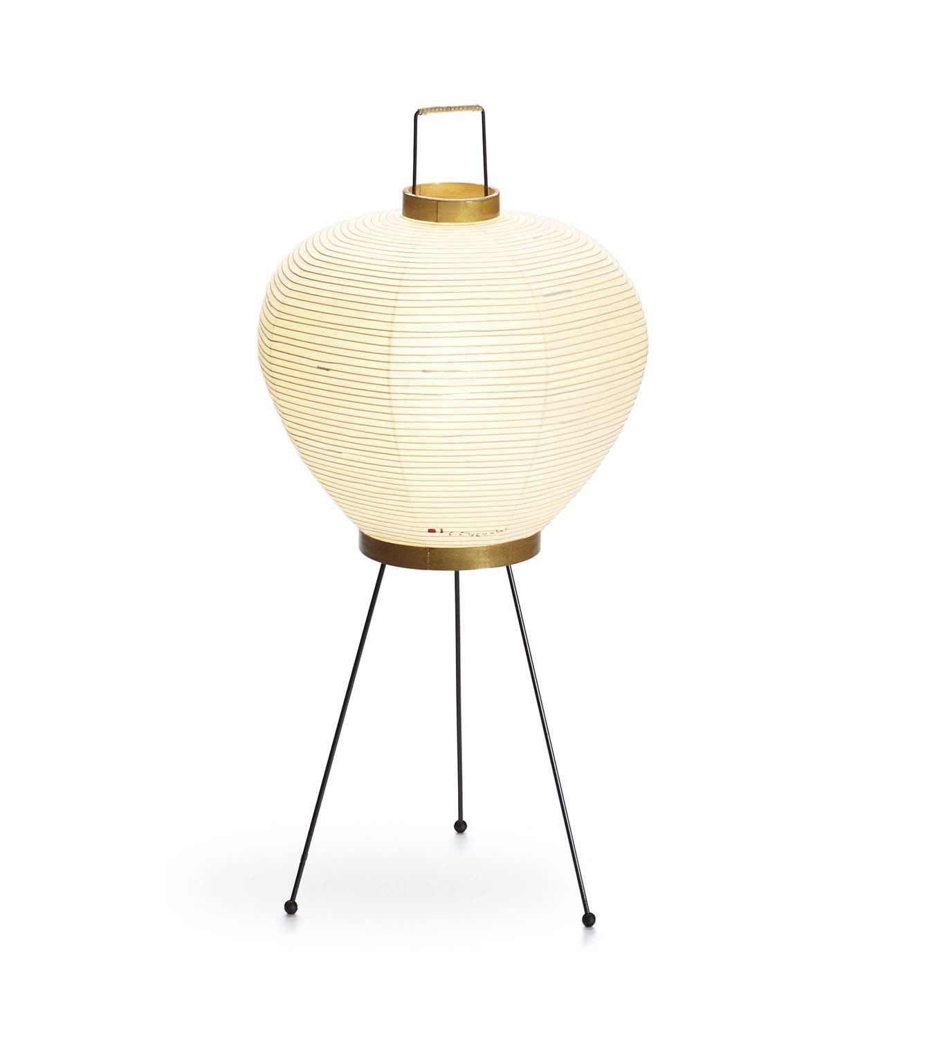 lampe a poser papier japonais