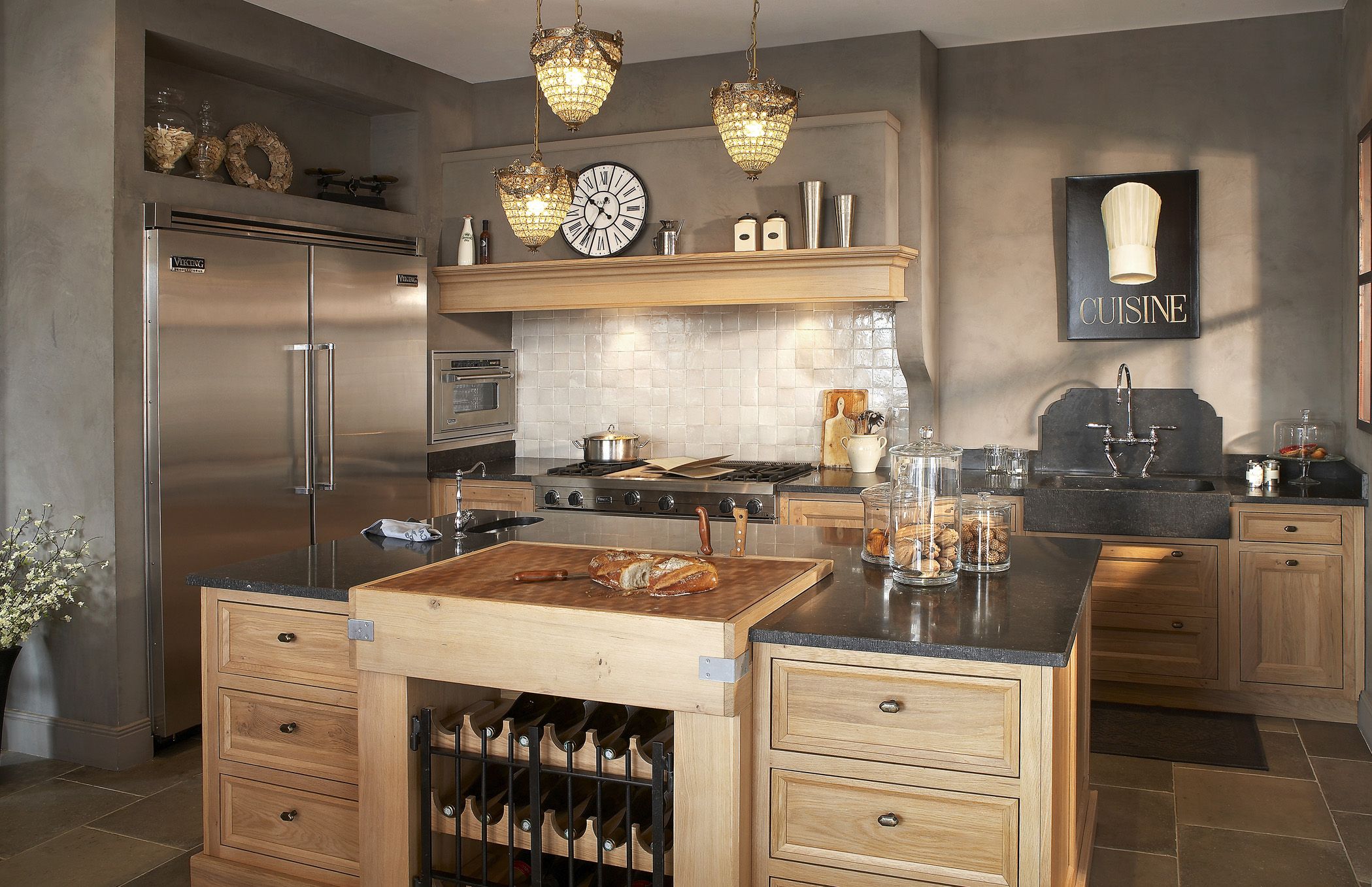 Carrelage contemporain cuisine: carrelage pour plan de travail ...