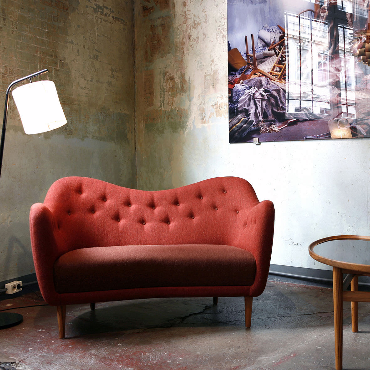 Canapé design scandinave / en noyer / en chêne / en teck 46 ...