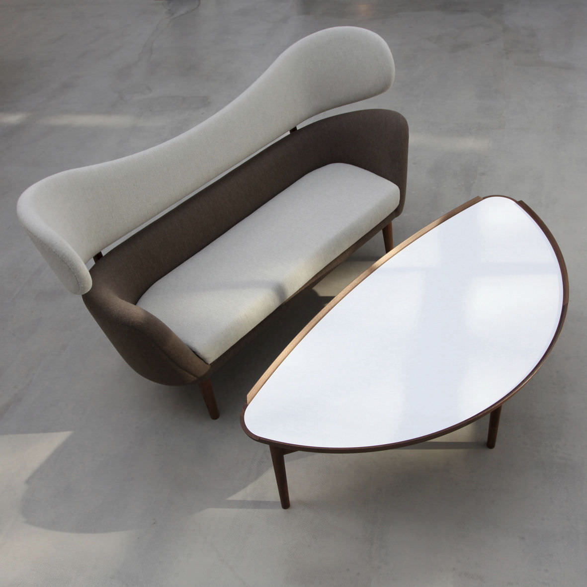 Table basse / design scandinave / en chêne / en noyer cocktail ...