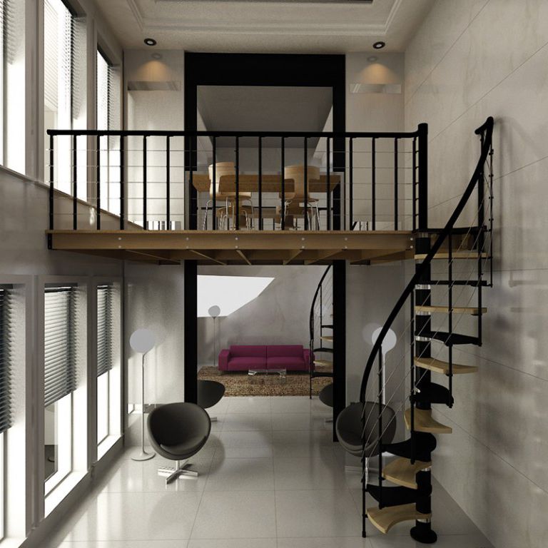 mezzanine en acier / en verre / en bois massif - rintal