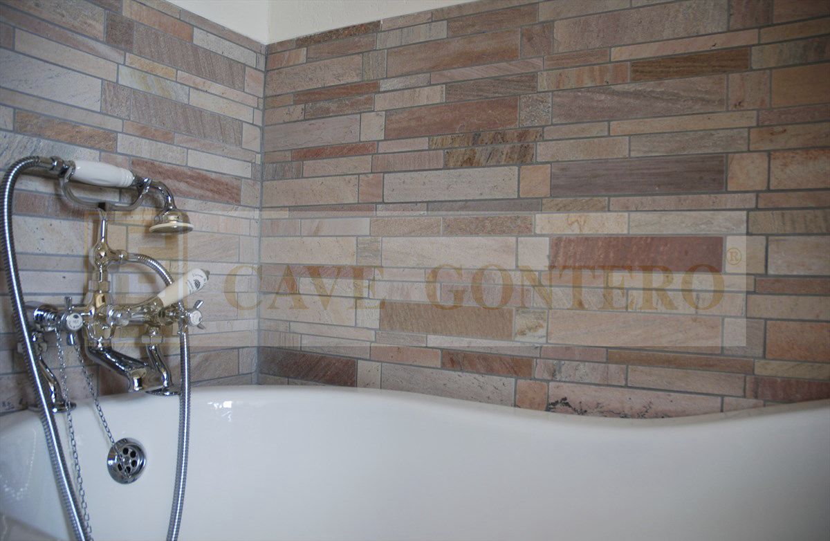 Mosaïque d'intérieur / de salle de bain / murale / en pierre ...