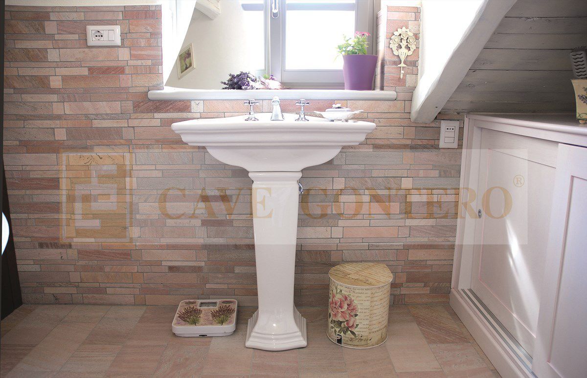 Mosaïque d'intérieur / de salle de bain / murale / en pierre ...