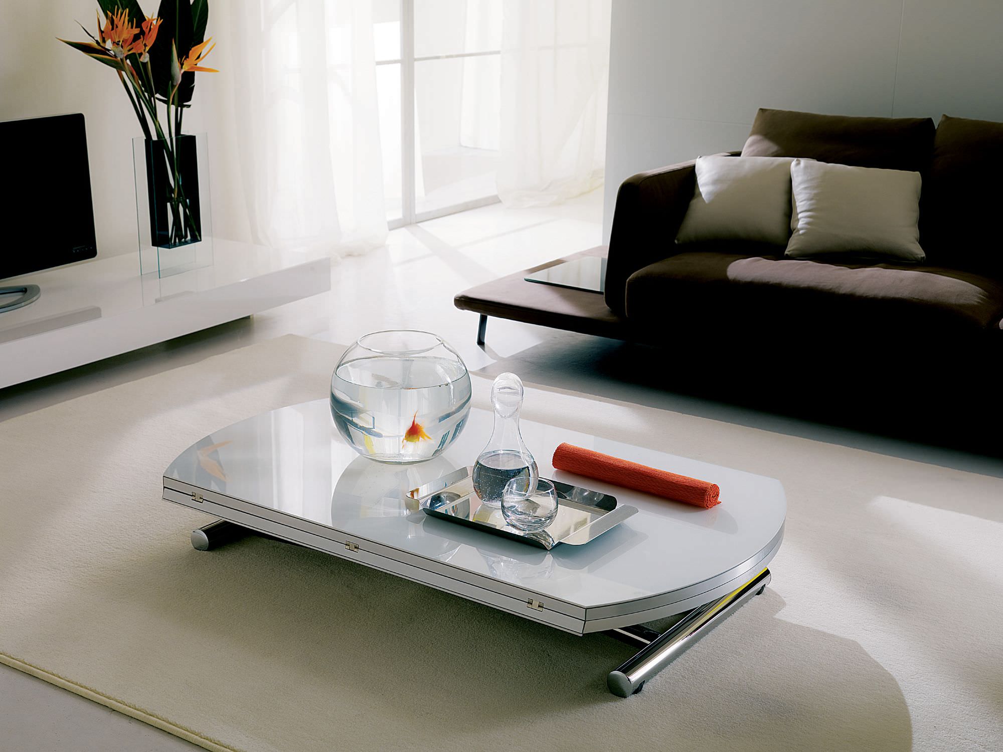 table reglable en hauteur et rallonge