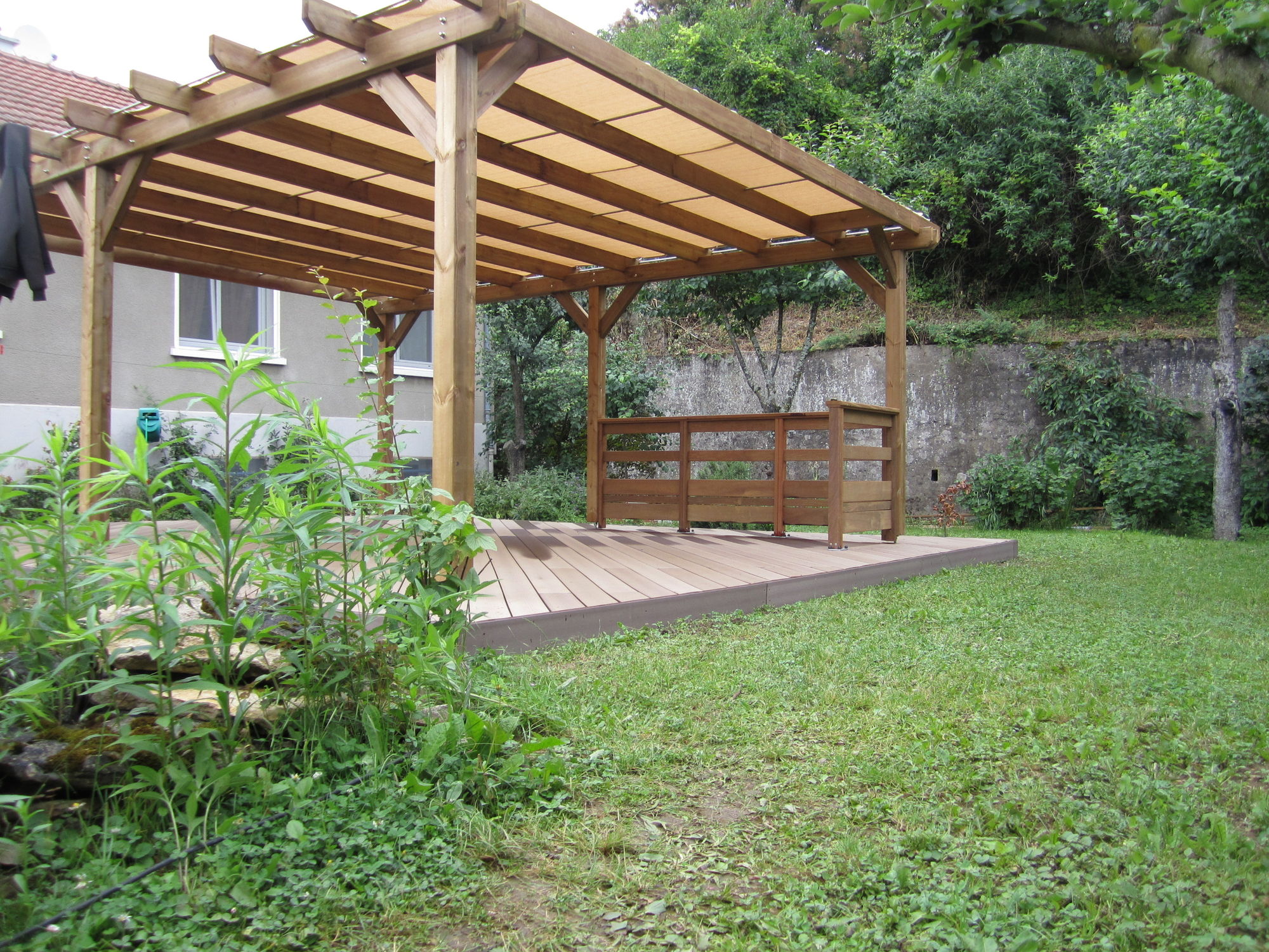 pergola bois jardin pas cher