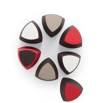 Pouf contemporain / en tissu
