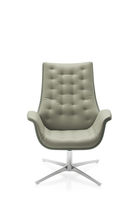 Fauteuil visiteur contemporain / en tissu...