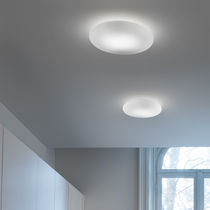 Plafonnier contemporain / rond / en verre...