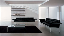 Canapé contemporain / en cuir / 4 places...