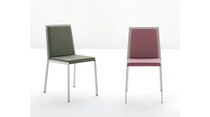 Chaise contemporaine / tapissée / en tissu